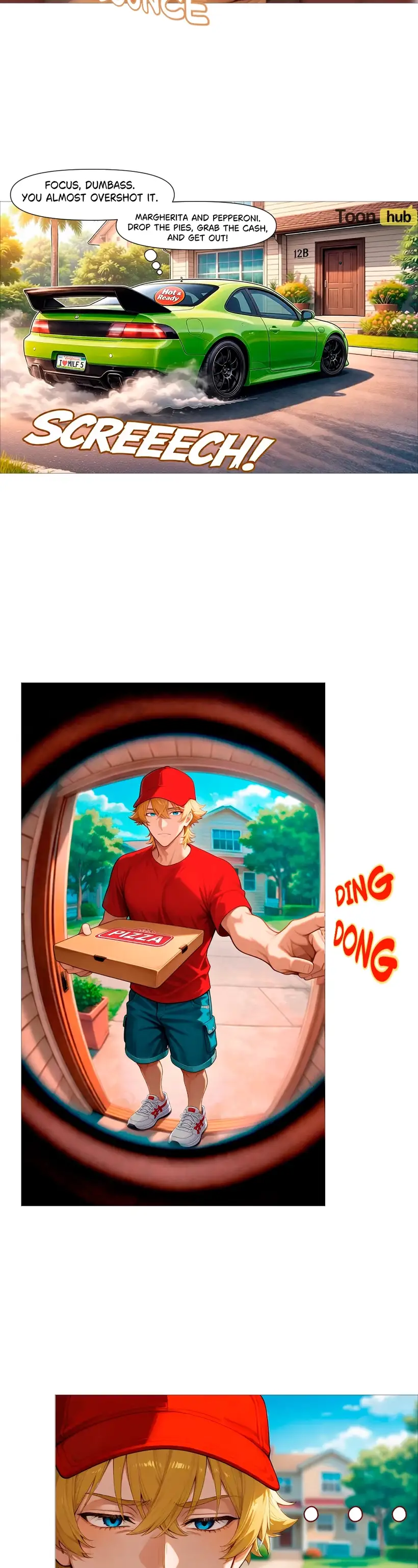 Repartidor de Pizza contra MILFs Capítulo 1 — 5