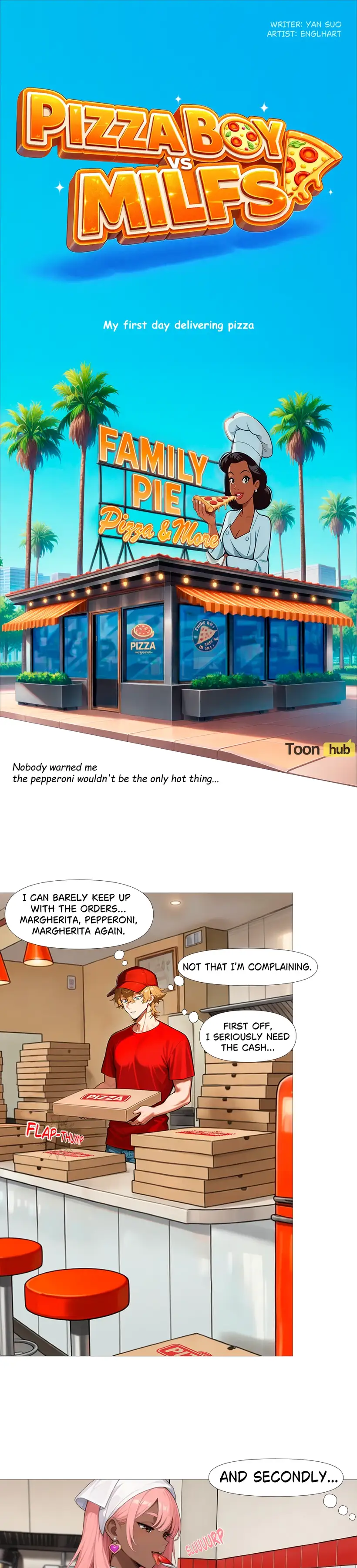 Repartidor de Pizza contra MILFs Capítulo 1 — 14